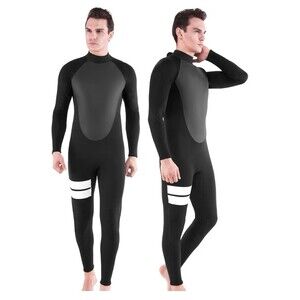 Full Wetsuit Adult XS 4/3mm neoprene diving scuba triathlon cold water back zip